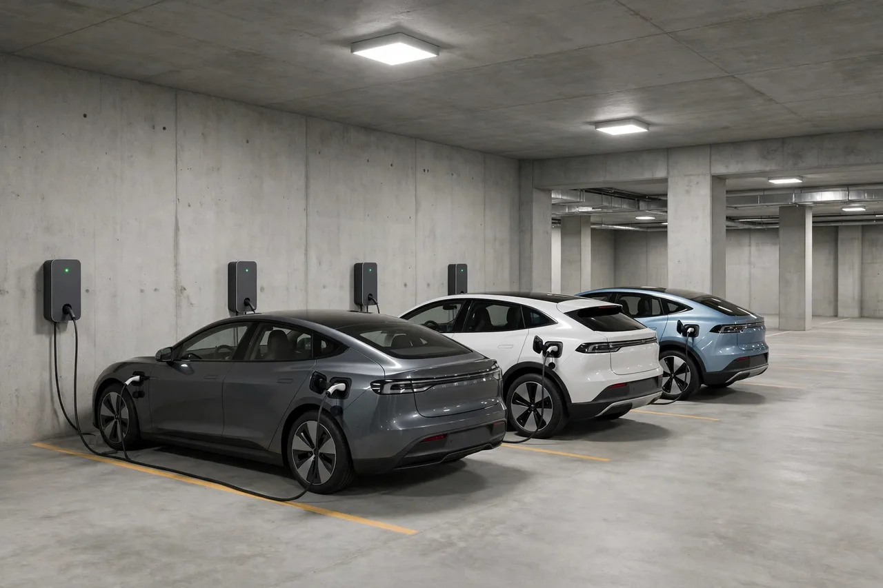 Level 2 charging station installed in a Springfield home